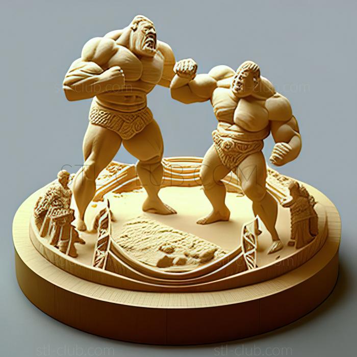3D модель Мастера ринга Ordile VS Kamex Sumo Battle (STL)